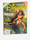 Disney Magazine Summer 1999 - Cover featuring Tarzan animated character swinging through jungle