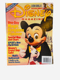 Disney Magazine Fall 1998 - Cover featuring Mickey Mouse in tuxedo at Magic Kingdom with Cinderella Castle