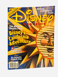 Disney Magazine Spring 2001 Special Collector's Issue - Cover featuring the Sun icon at Disney's California Adventure theme park