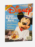 Disney Magazine Fall 2000 - Cover featuring Chef Mickey Mouse holding a decorated food dome celebrating A Taste of Walt Disney World