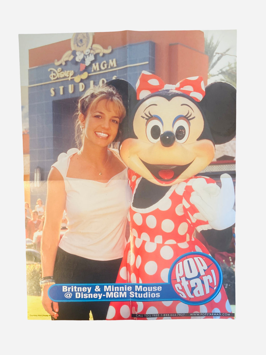 Britney Spears and Minnie Mouse at Disney-MGM Studios Pop Star! poster