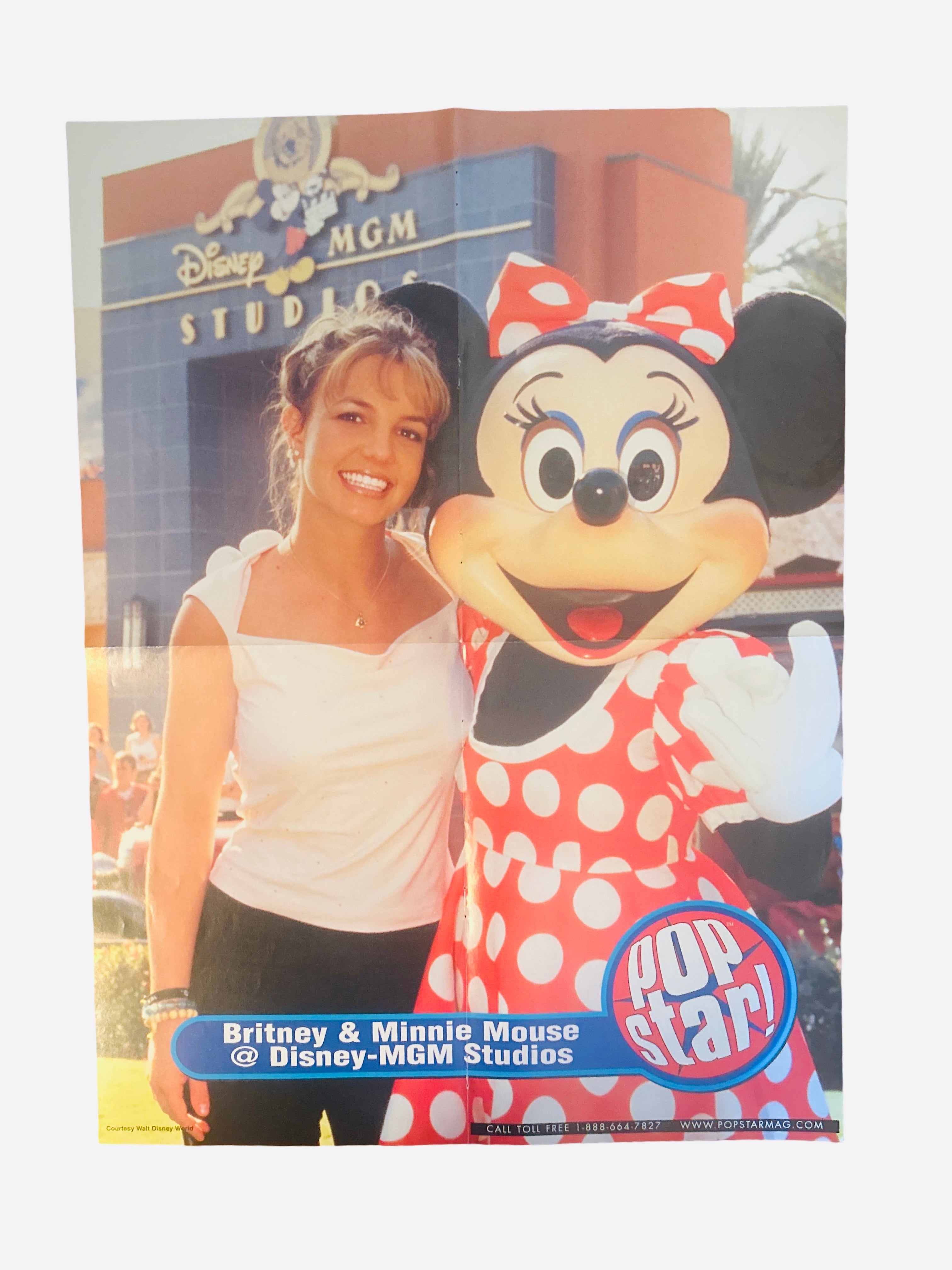 Britney Spears and Minnie Mouse at Disney-MGM Studios Pop Star! poster