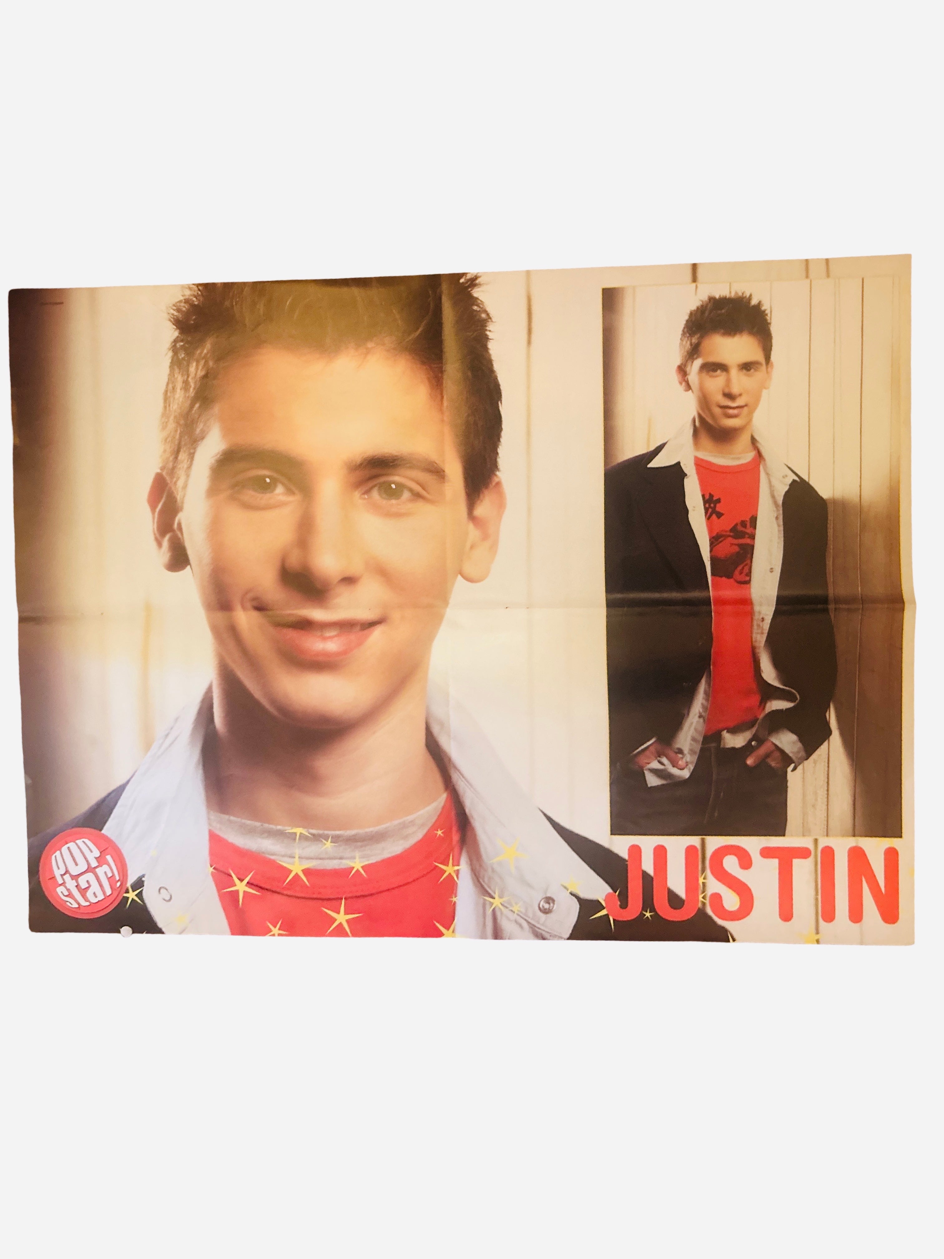 Justin Berfield Pop Star! magazine poster 16x20.5