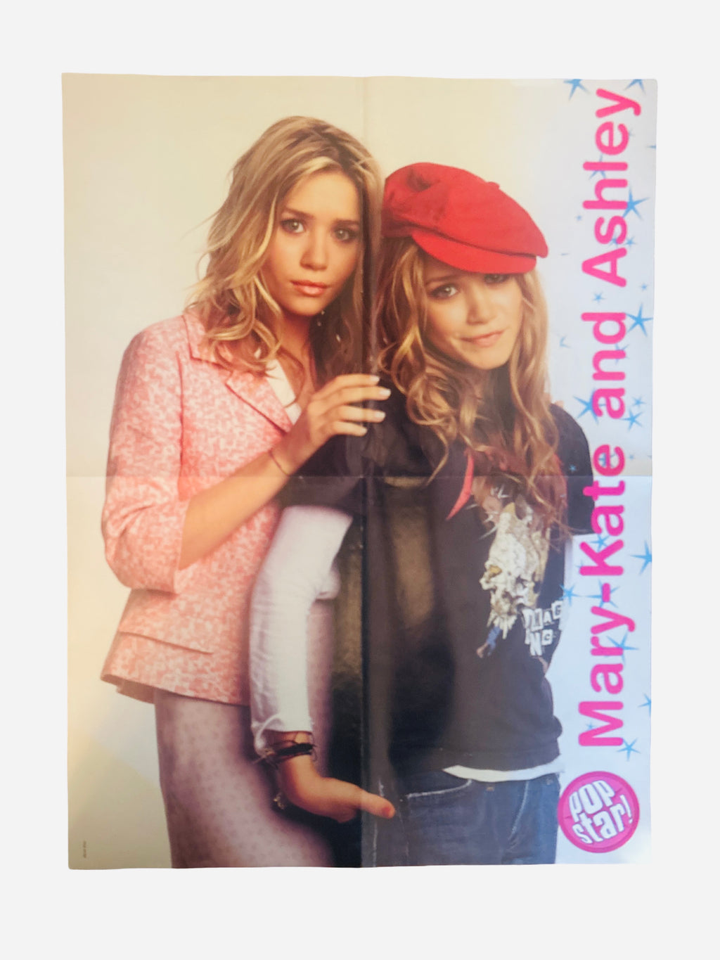 Mary-Kate and Ashley Olsen Pop Star! magazine poster 16x20.5