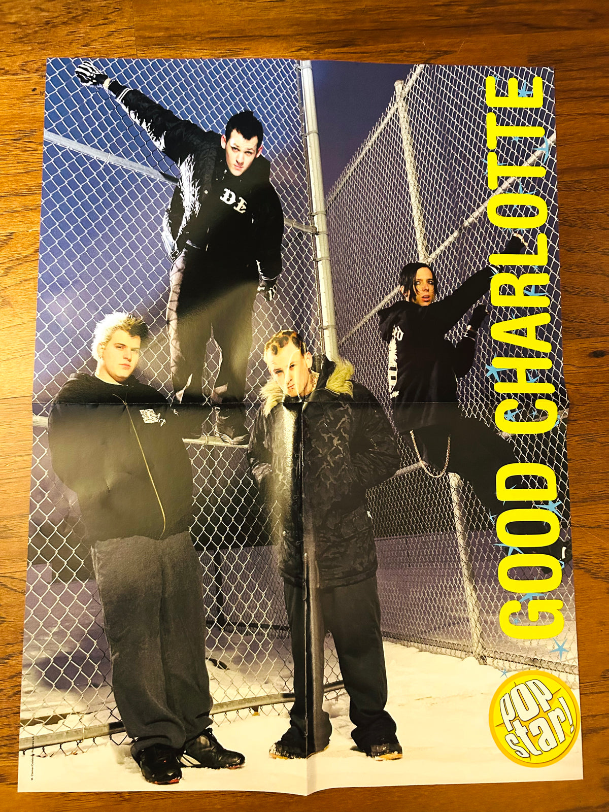 Mary-Kate and Ashley side of 2003 Pop Star double-sided 16 by 21 inch poster