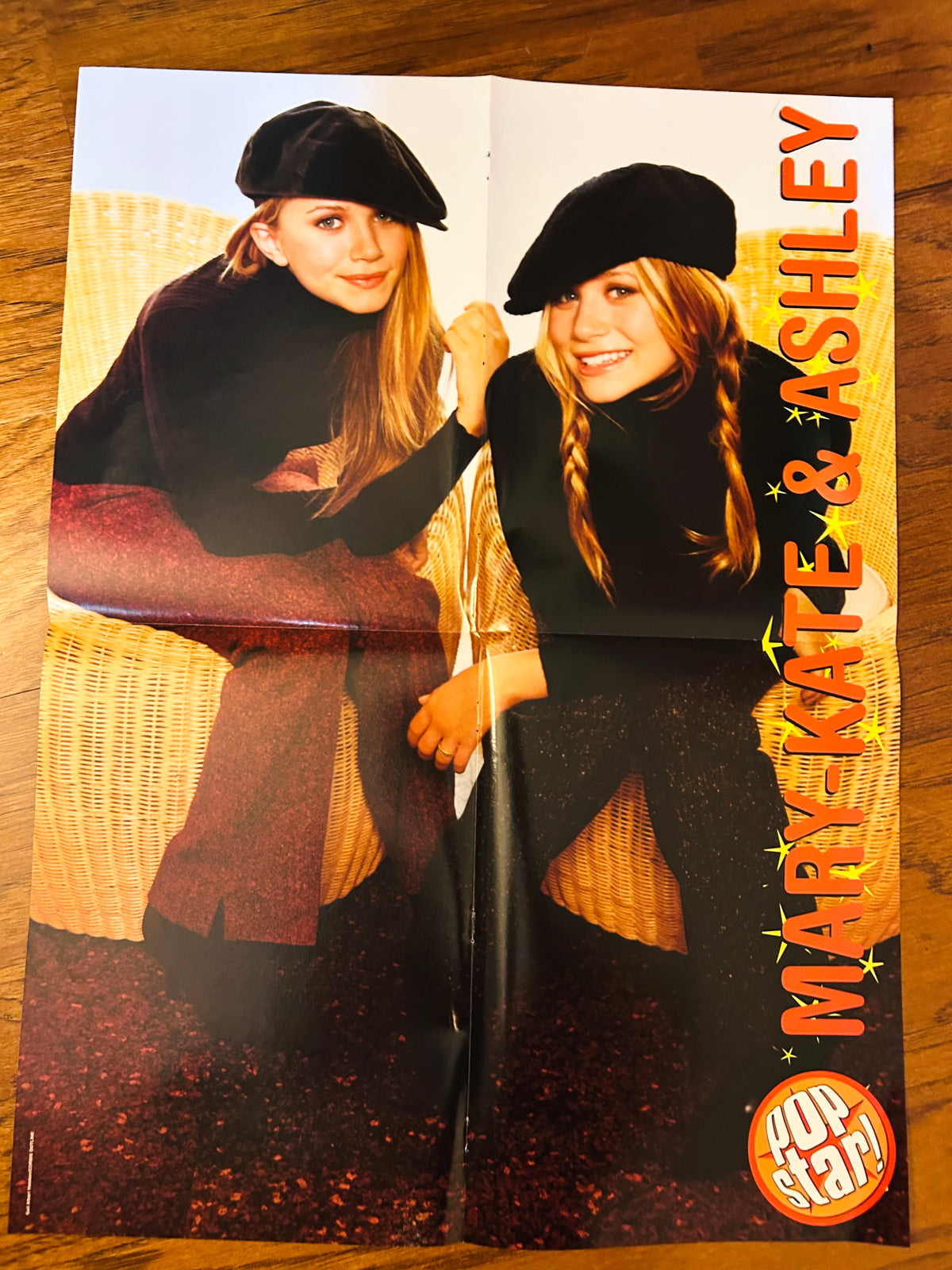 Good Charlotte side of 2003 Pop Star double-sided 16 by 21 inch poster