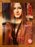Avril Lavigne side of 2003 Pop Star double-sided 16 by 21 inch poster