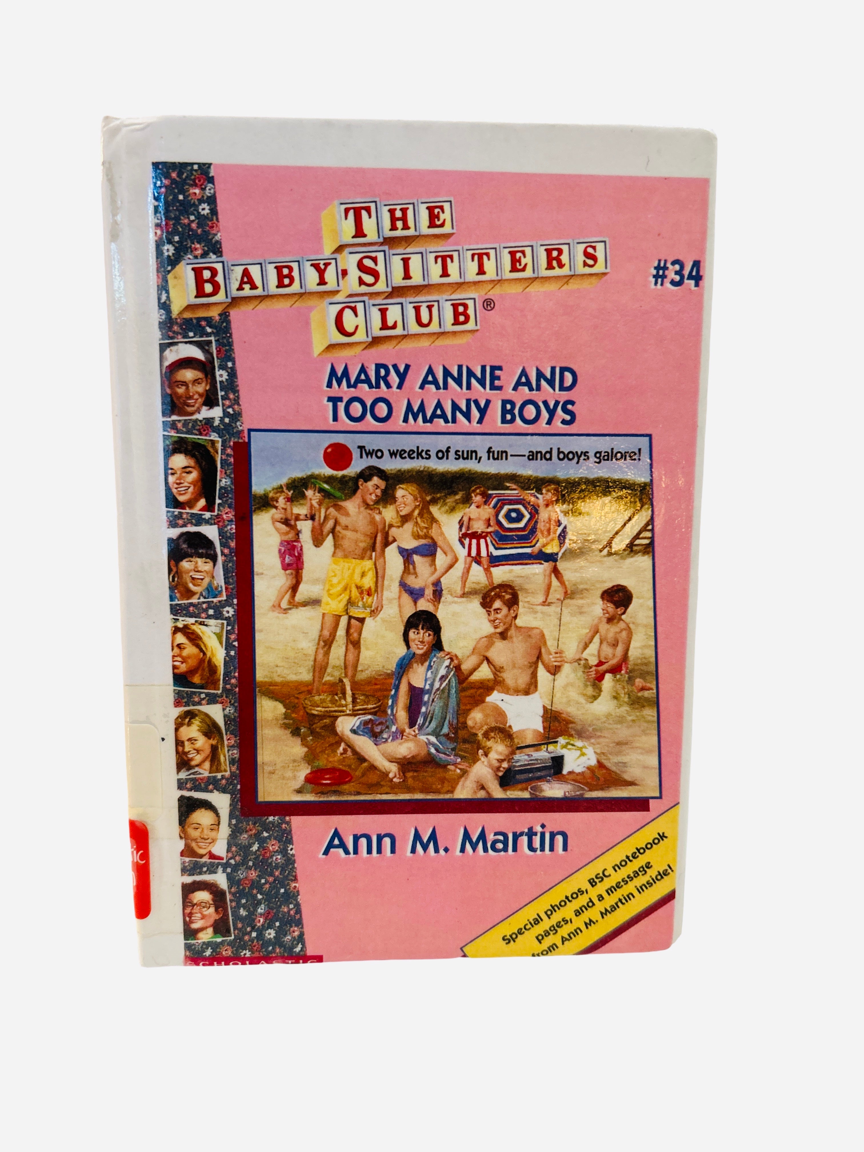 The Baby-Sitters Club #34: Mary Anne and Too Many Boys by Ann M. Martin – Ex-Library Hardcover
