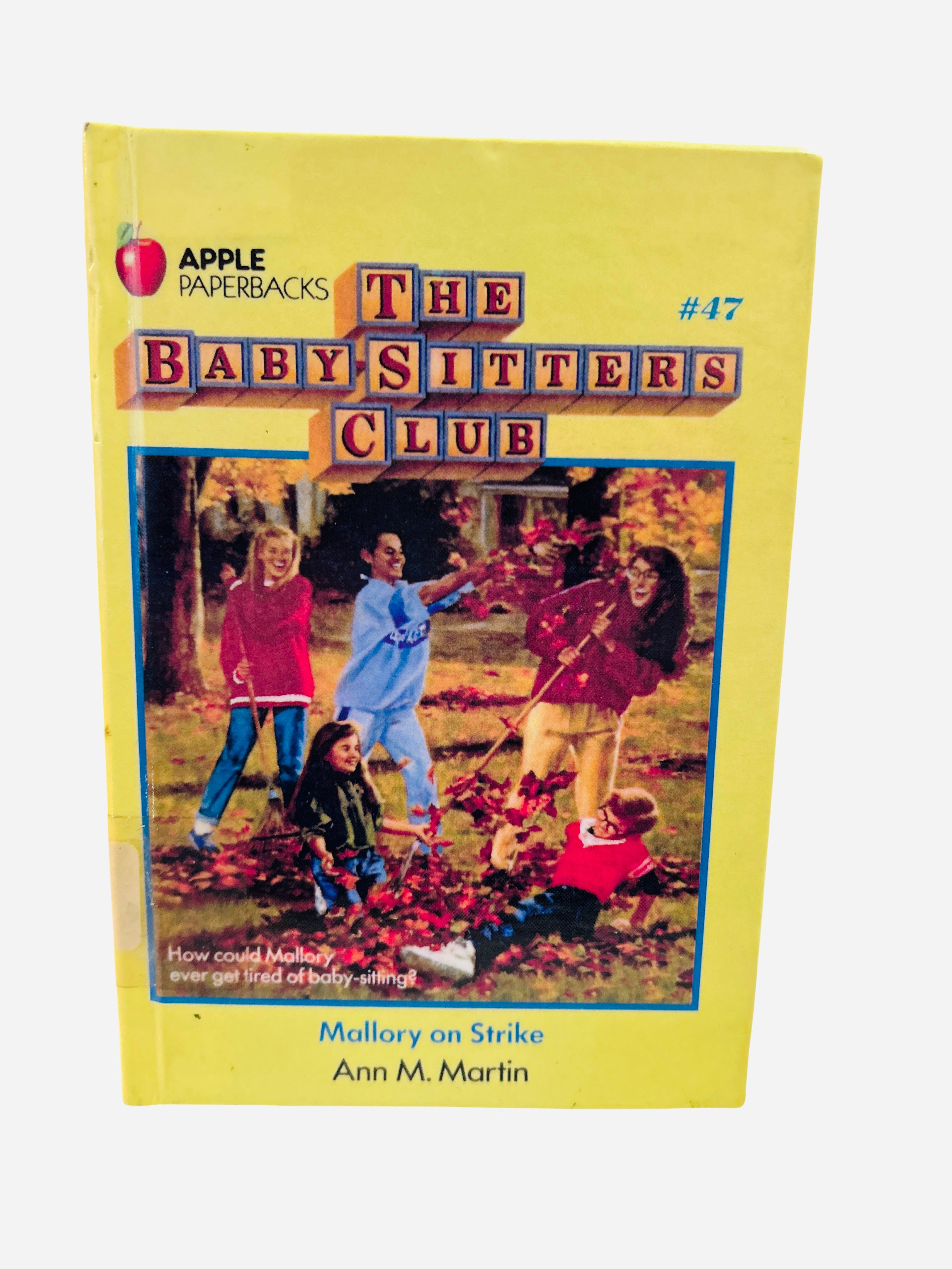 The Baby-Sitters Club #47: Mallory on Strike by Ann M. Martin – Ex-Library Perma-Bound Hardcover