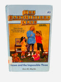 The Baby-Sitters Club #5: Dawn and the Impossible Three by Ann M. Martin – Ex-Library Perma-Bound Hardcover