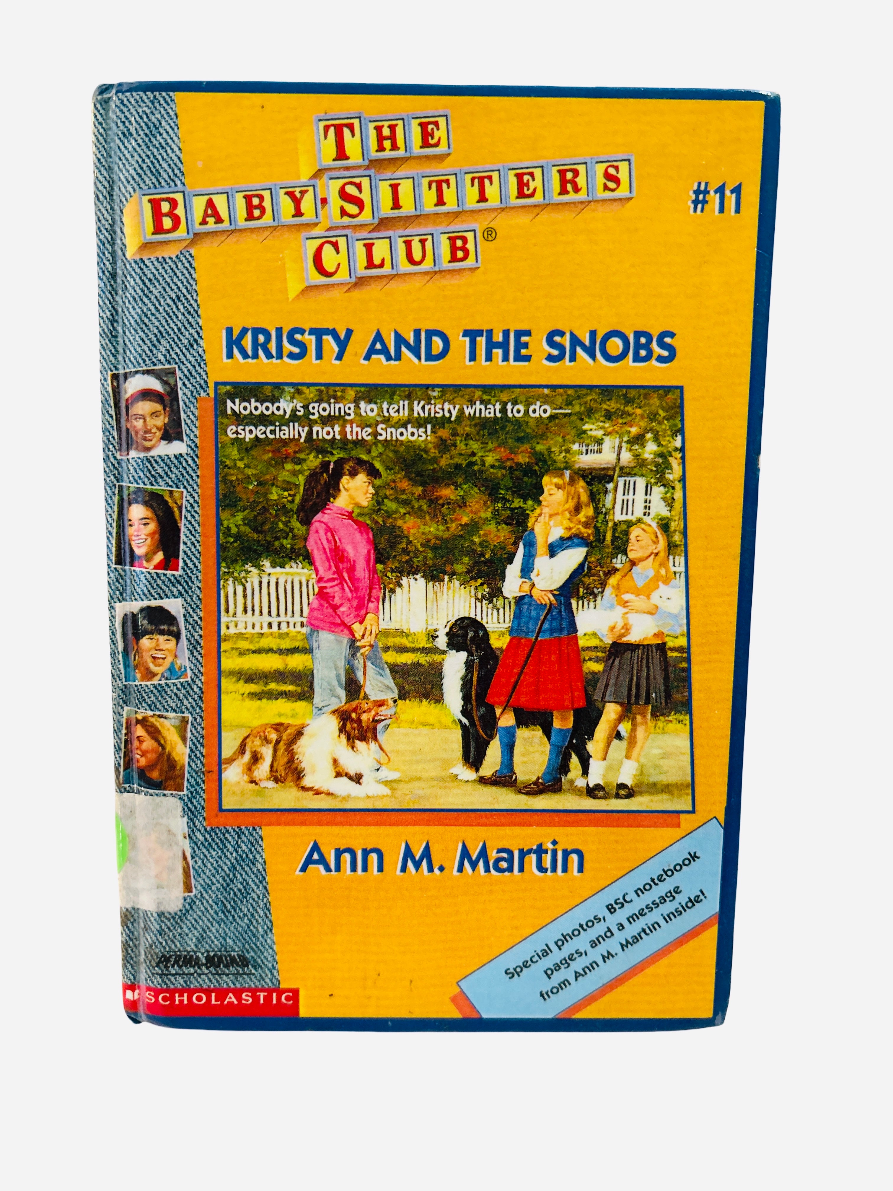 The Baby-Sitters Club #11: Kristy and the Snobs by Ann M. Martin – Ex-Library Perma-Bound Hardcover