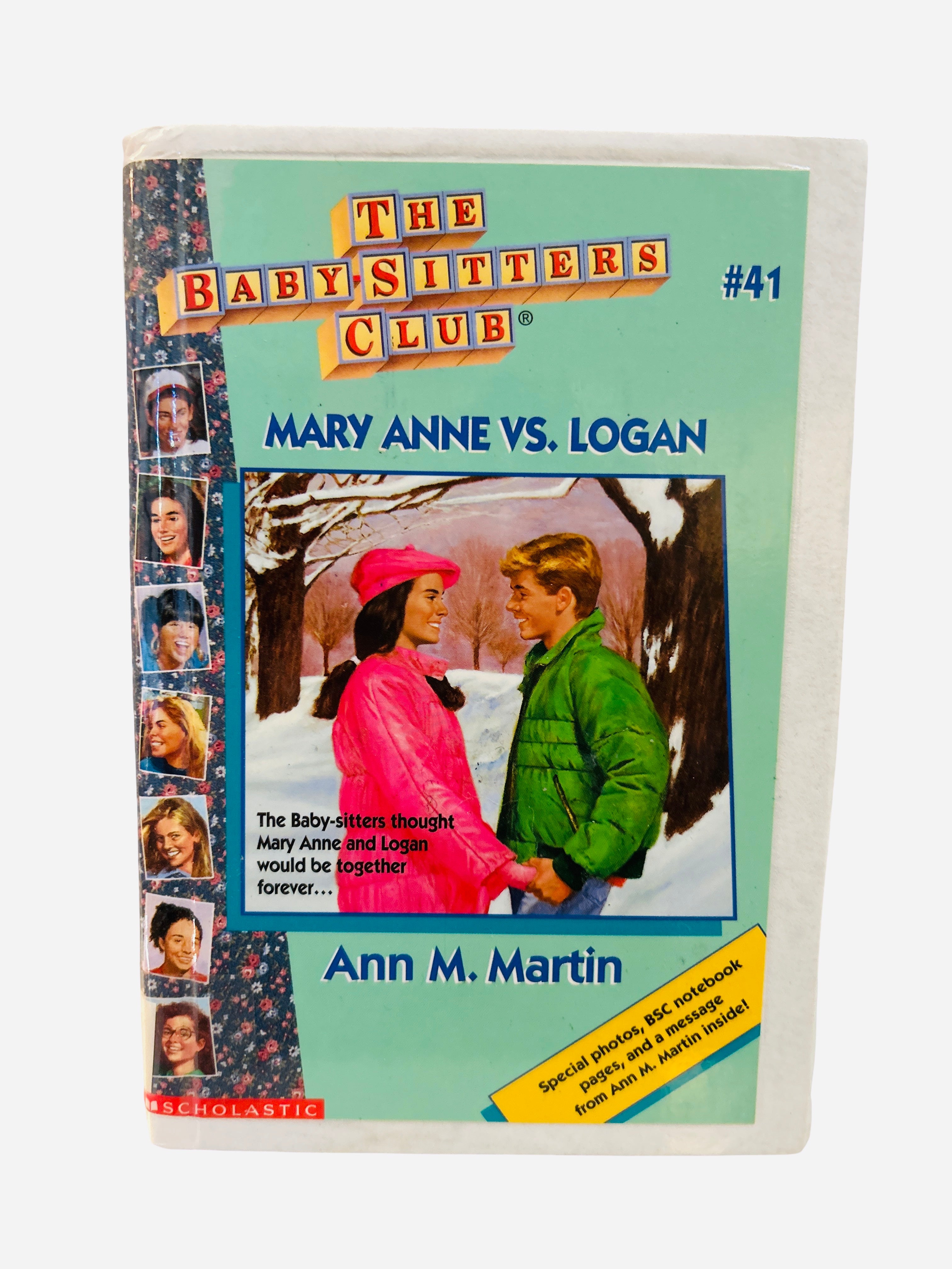 Mary Anne vs. Logan Ex-Library Hardcover – Baby-Sitters Club #41 (Teal Special Edition)