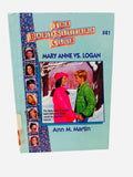 Mary Anne vs. Logan Ex-Library Hardcover – Baby-Sitters Club #41 (Teal Scholastic Edition)