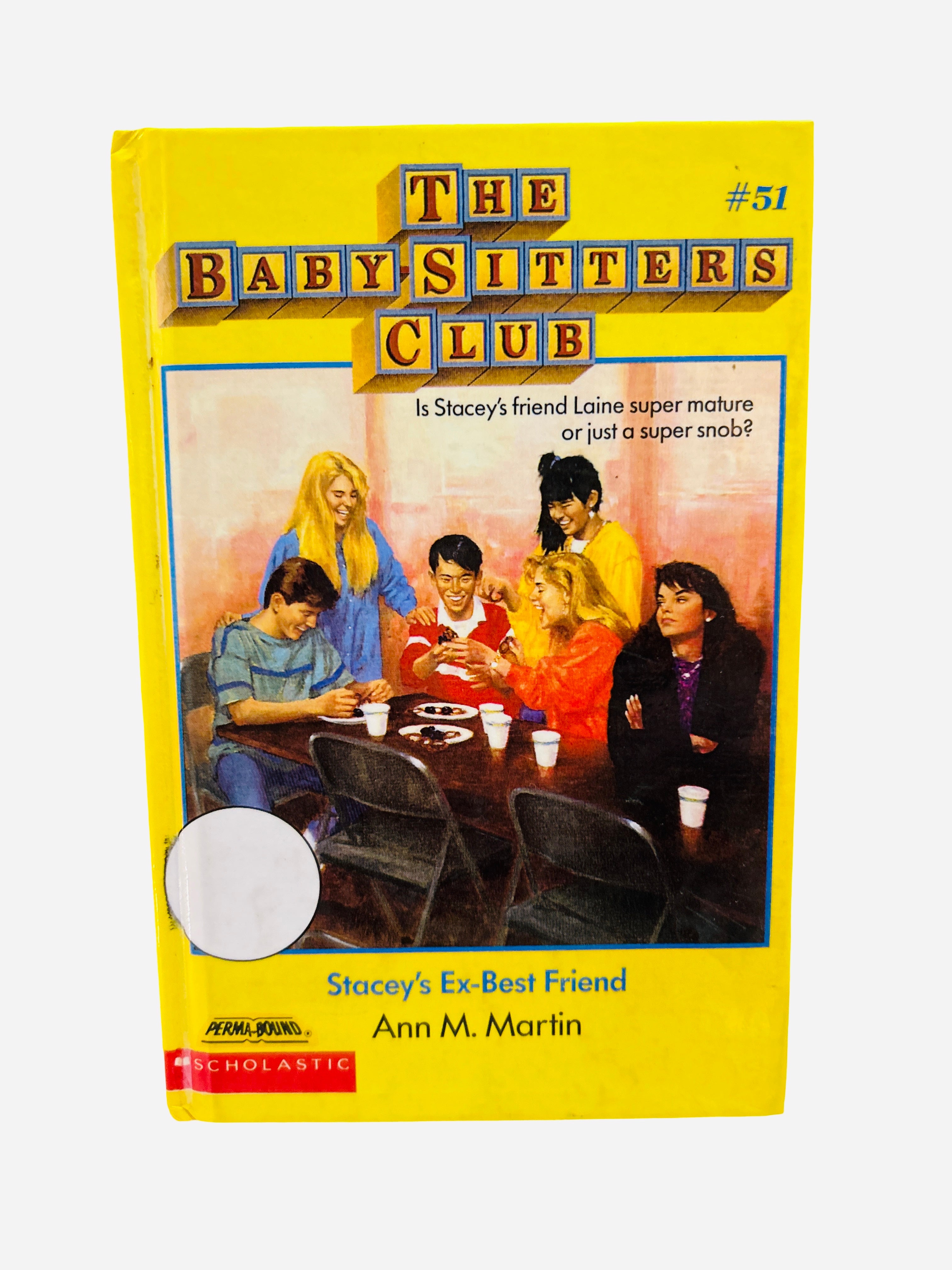The Baby-Sitters Club #51: Stacey's Ex-Best Friend by Ann M. Martin – Ex-Library Perma-Bound Hardcover