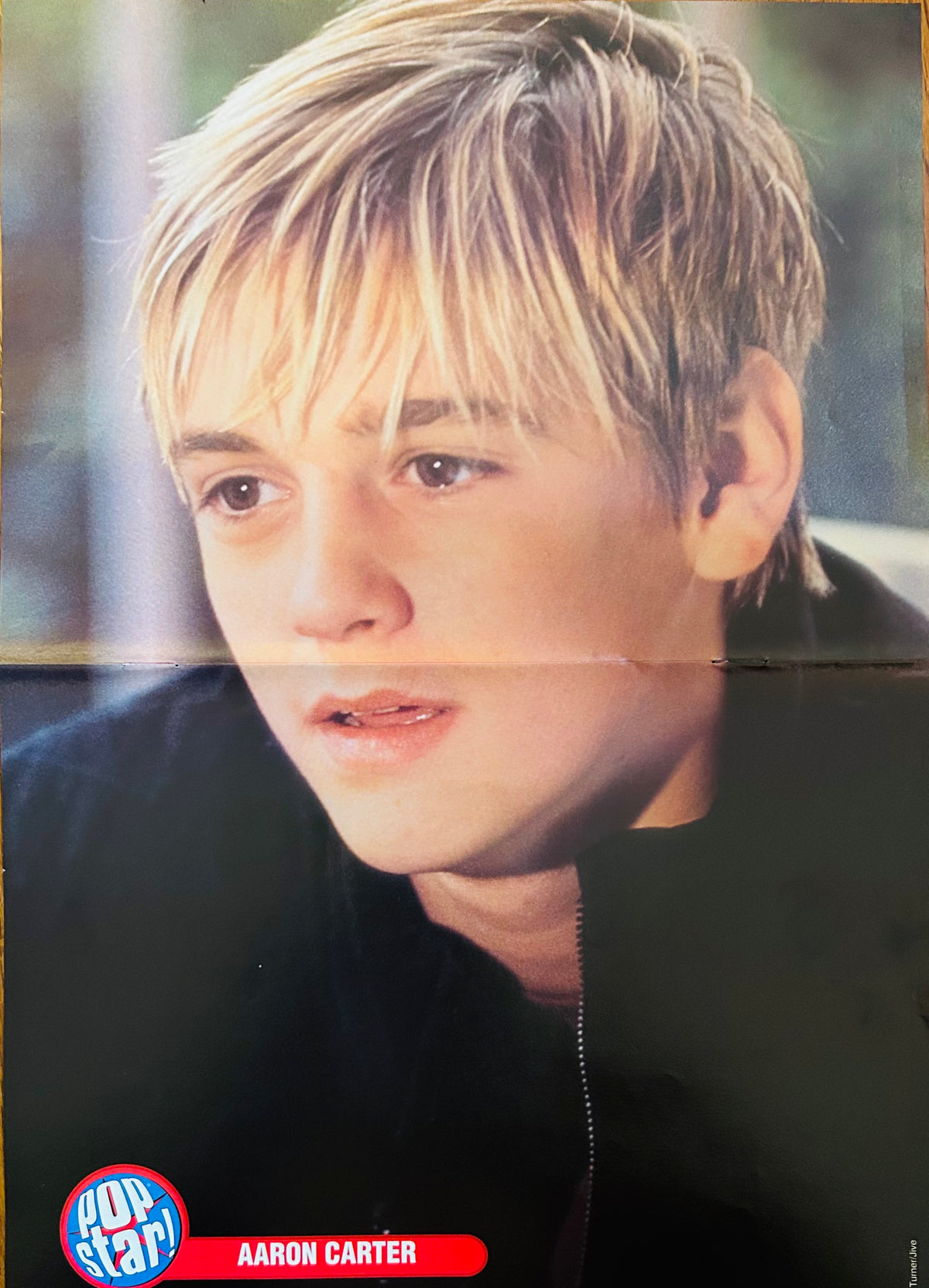 Aaron Carter Pop Star Magazine poster 2001