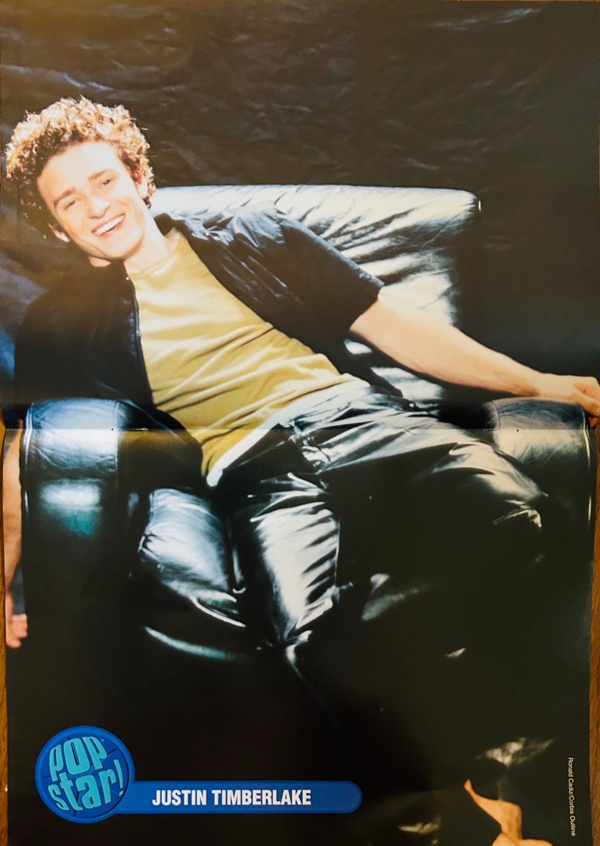 Justin Timberlake Pop Star Magazine poster 2001