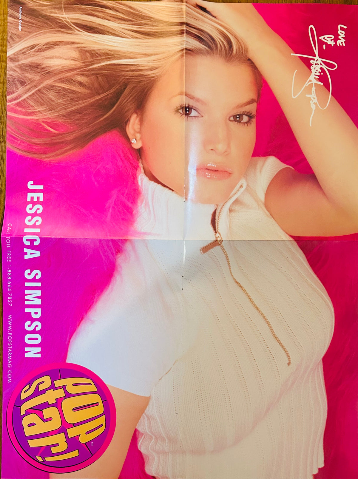 Jessica Simpson Pop Star Magazine poster 2001