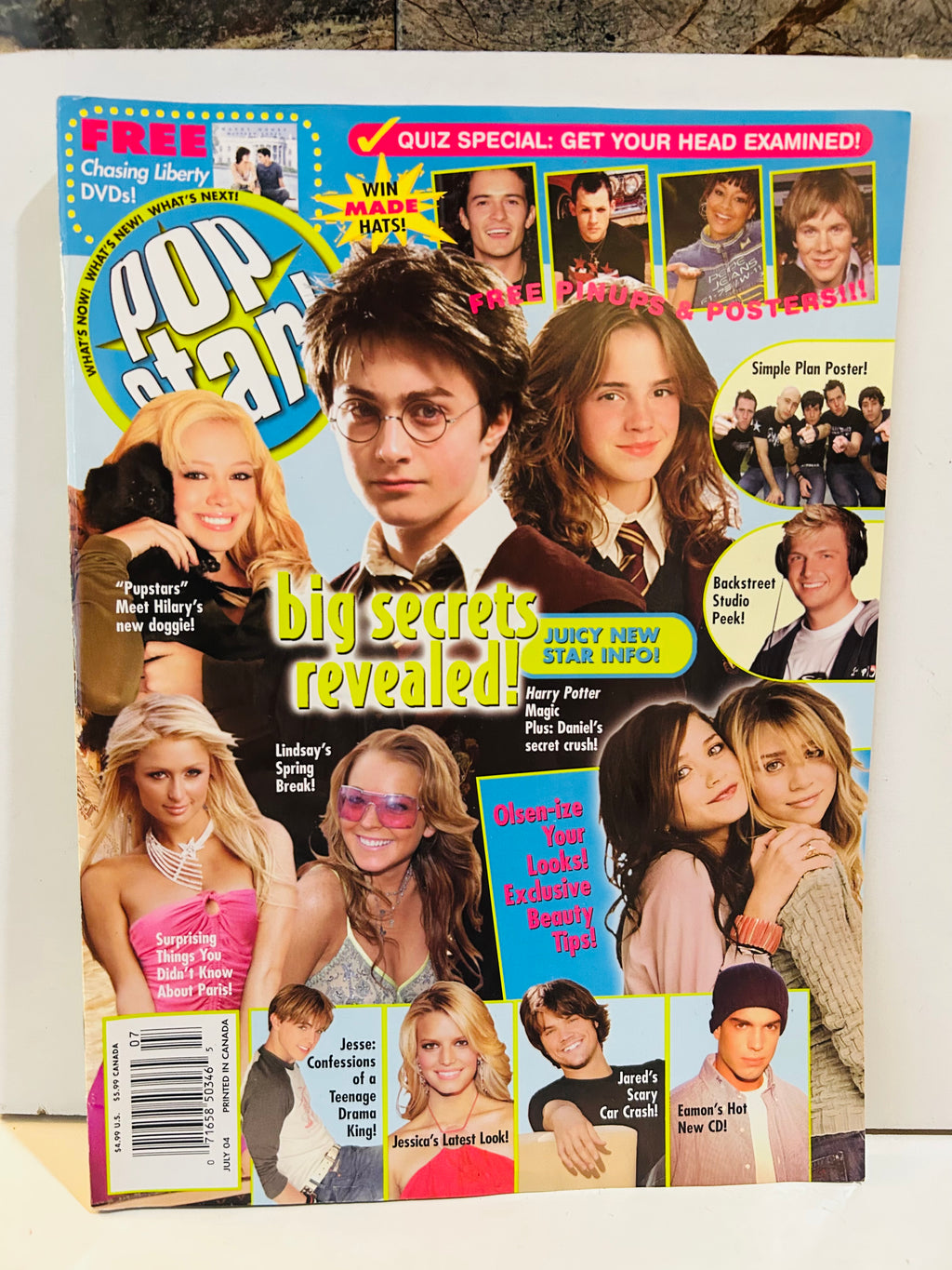 Popstar! Magazine July 2004 – Justin Timberlake Cover