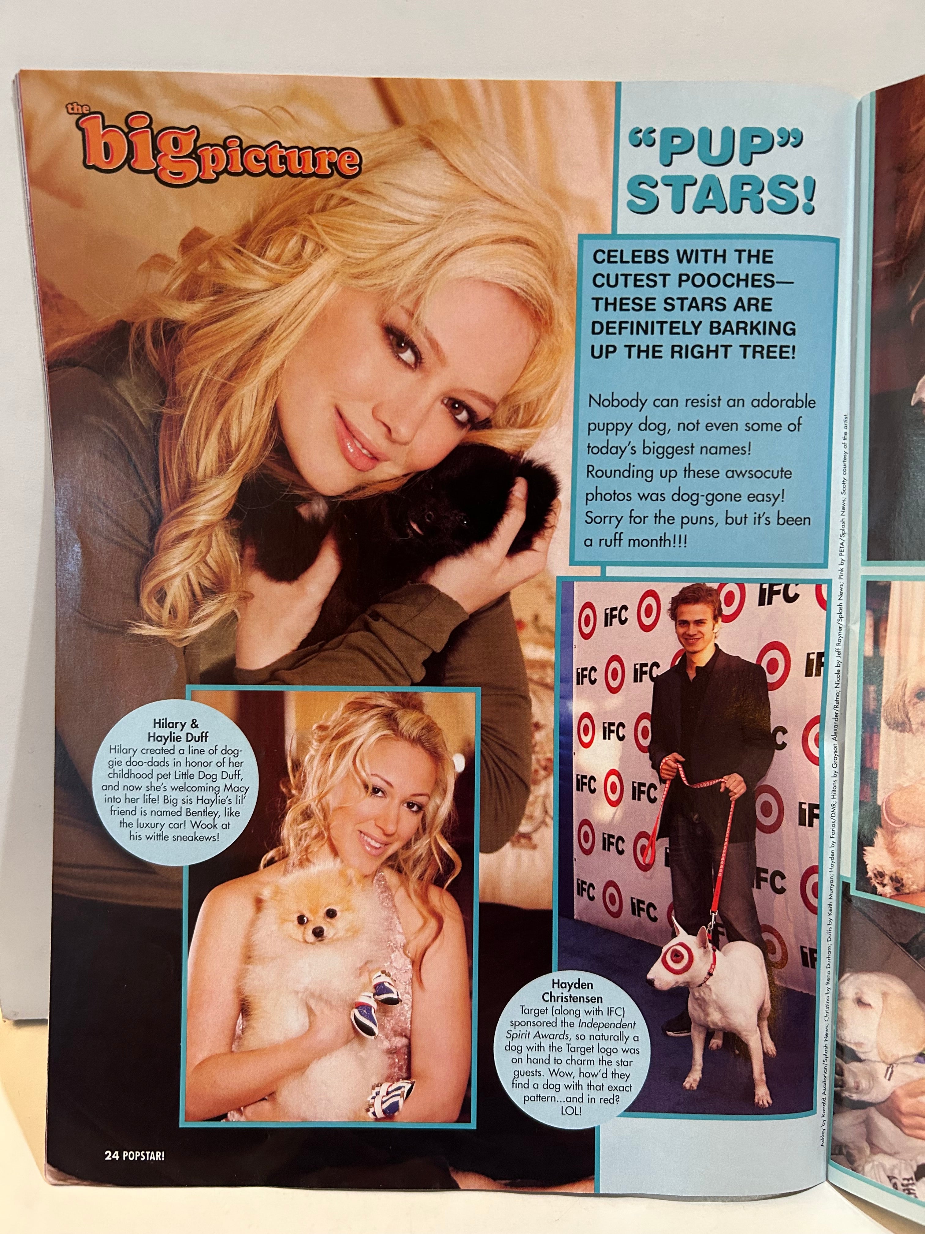 Popstar! Magazine July 2004 – Getting Looks fashion feature