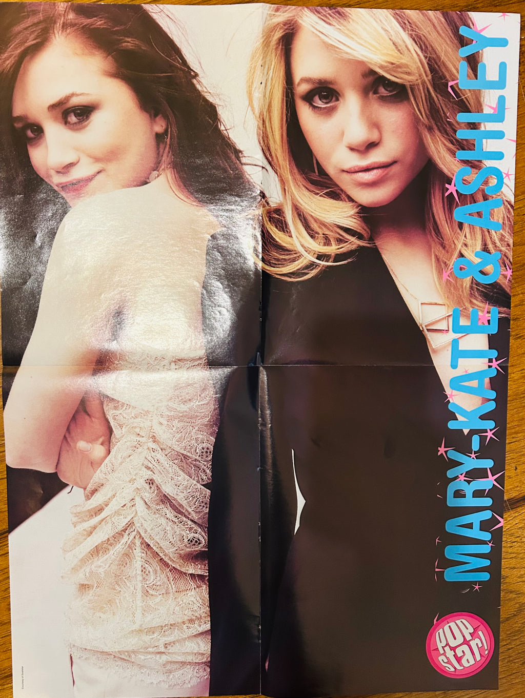 Mary-Kate & Ashley Pop Star! Magazine Poster 16x20.5 – Back