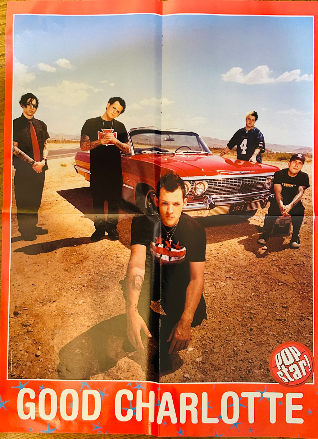 Good Charlotte Pop Star! Magazine Poster 16x20.5 – Back