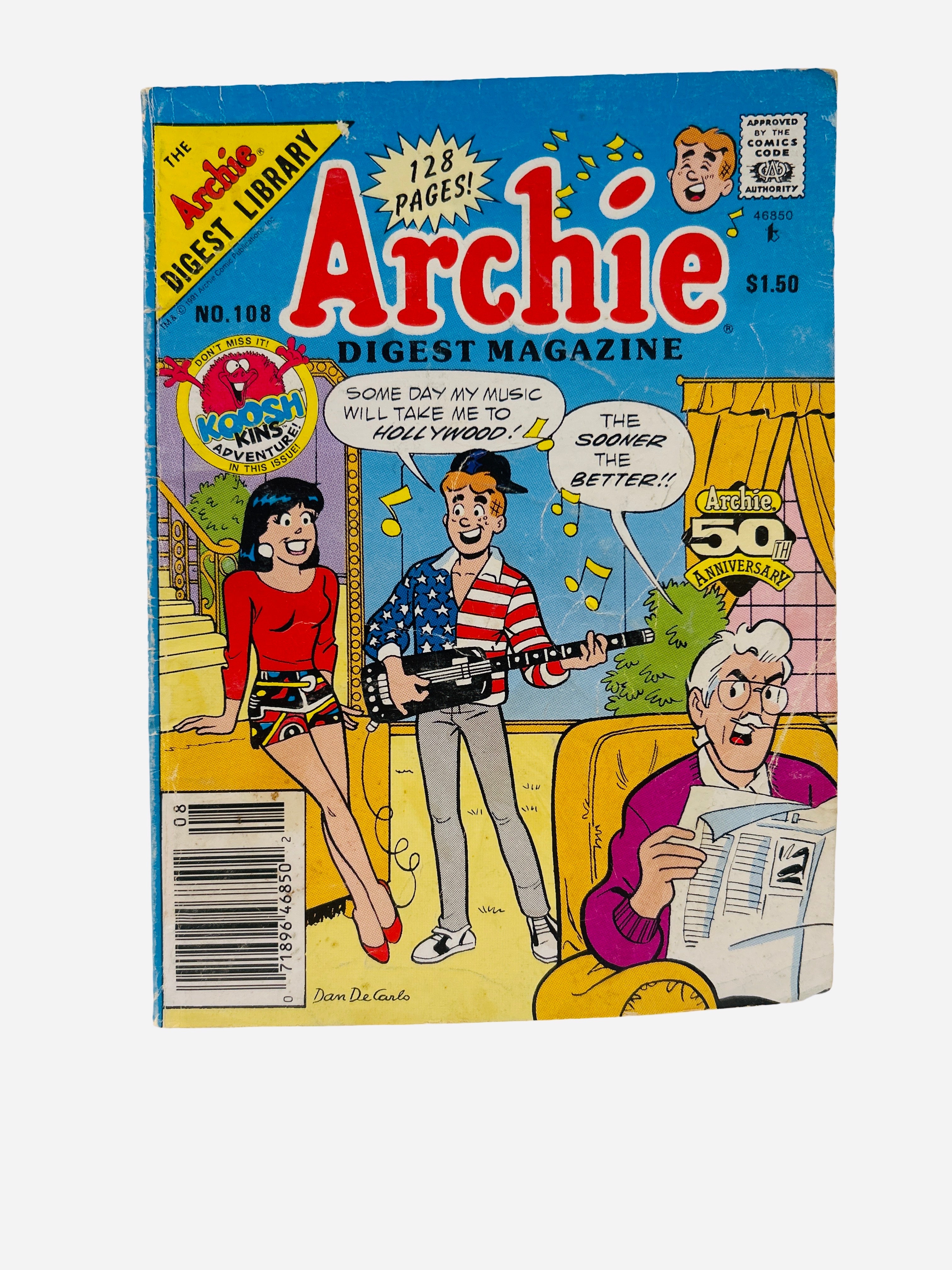 Archie Digest Magazine No. 108 – 50th Anniversary Issue Preowned