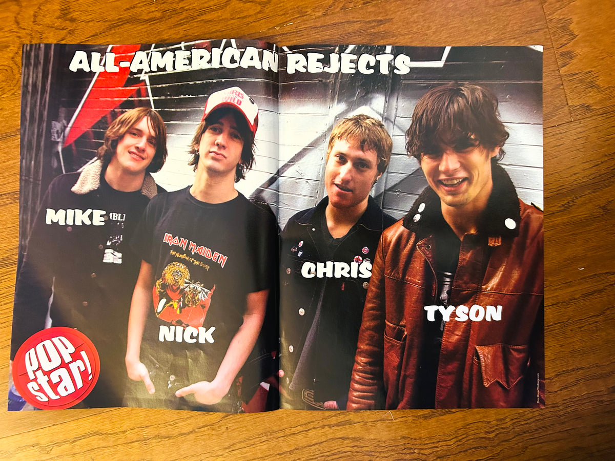 All-American Rejects side of 2004 Pop Star double-sided poster