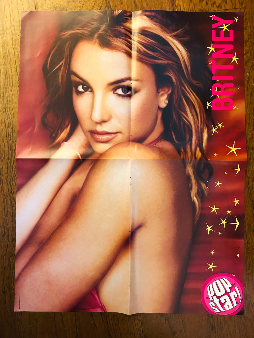 Britney Spears side of 2004 Pop Star double-sided poster