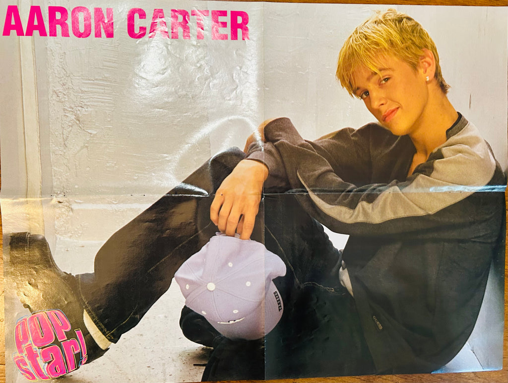 Aaron Carter Pop Star! Magazine Poster - front side