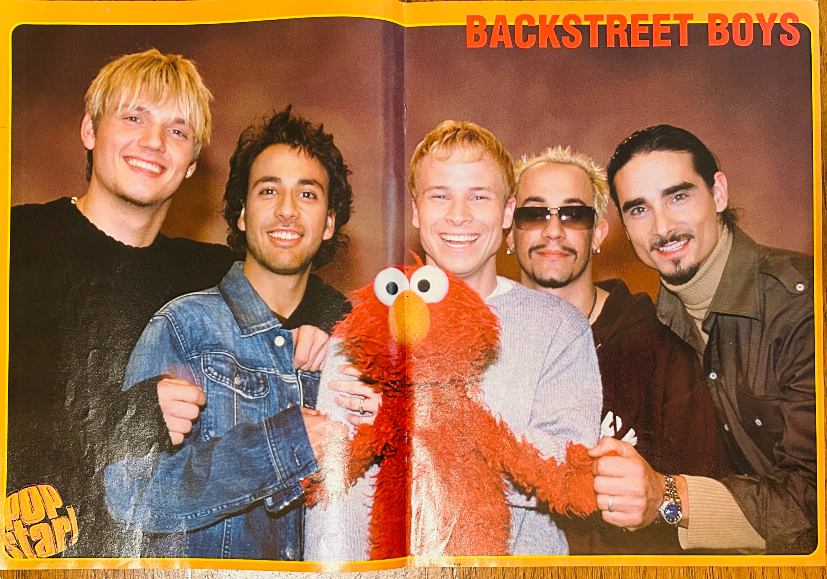Backstreet Boys Pop Star! Magazine Poster - front side