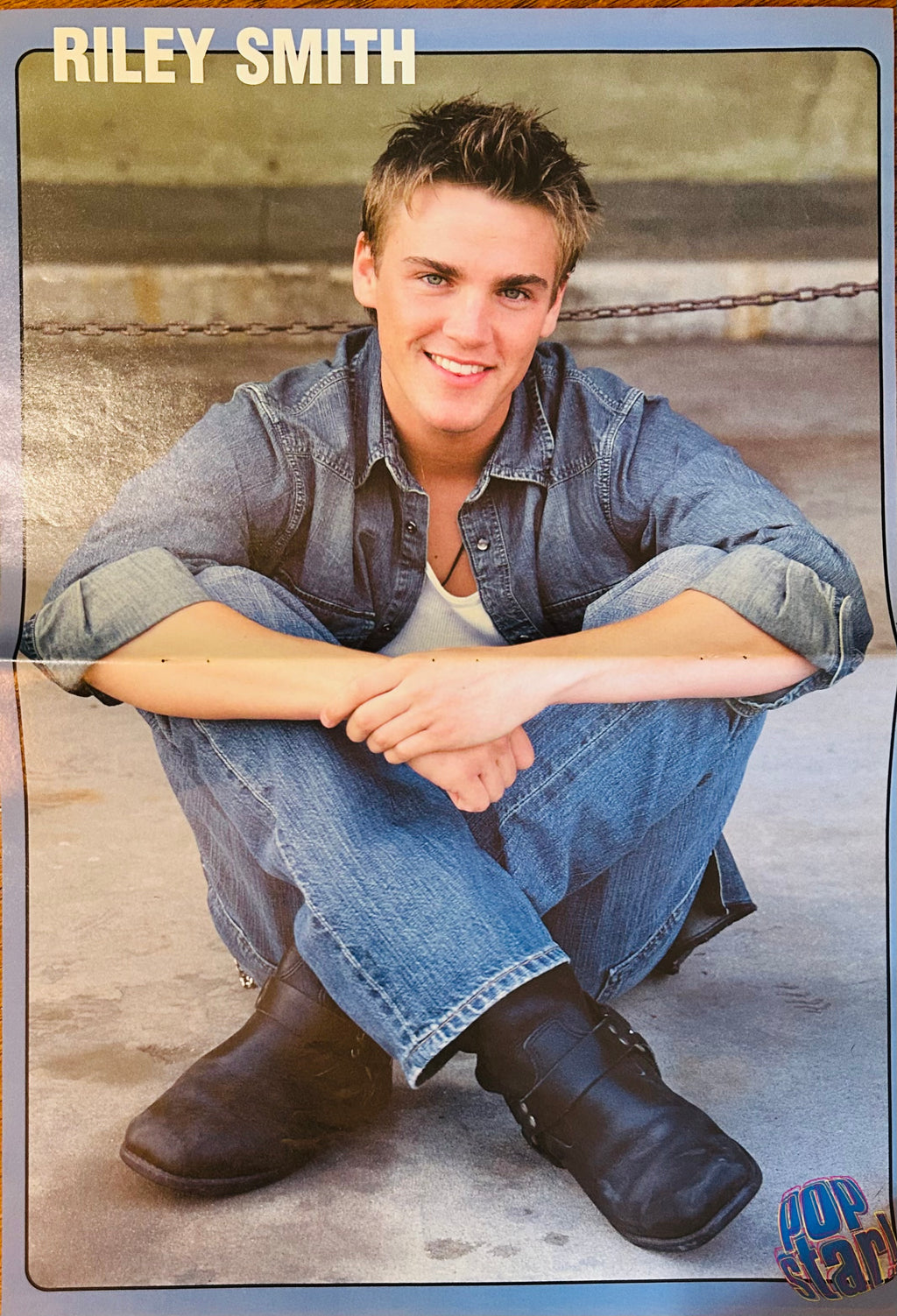Riley Smith Pop Star! Magazine Poster - back side