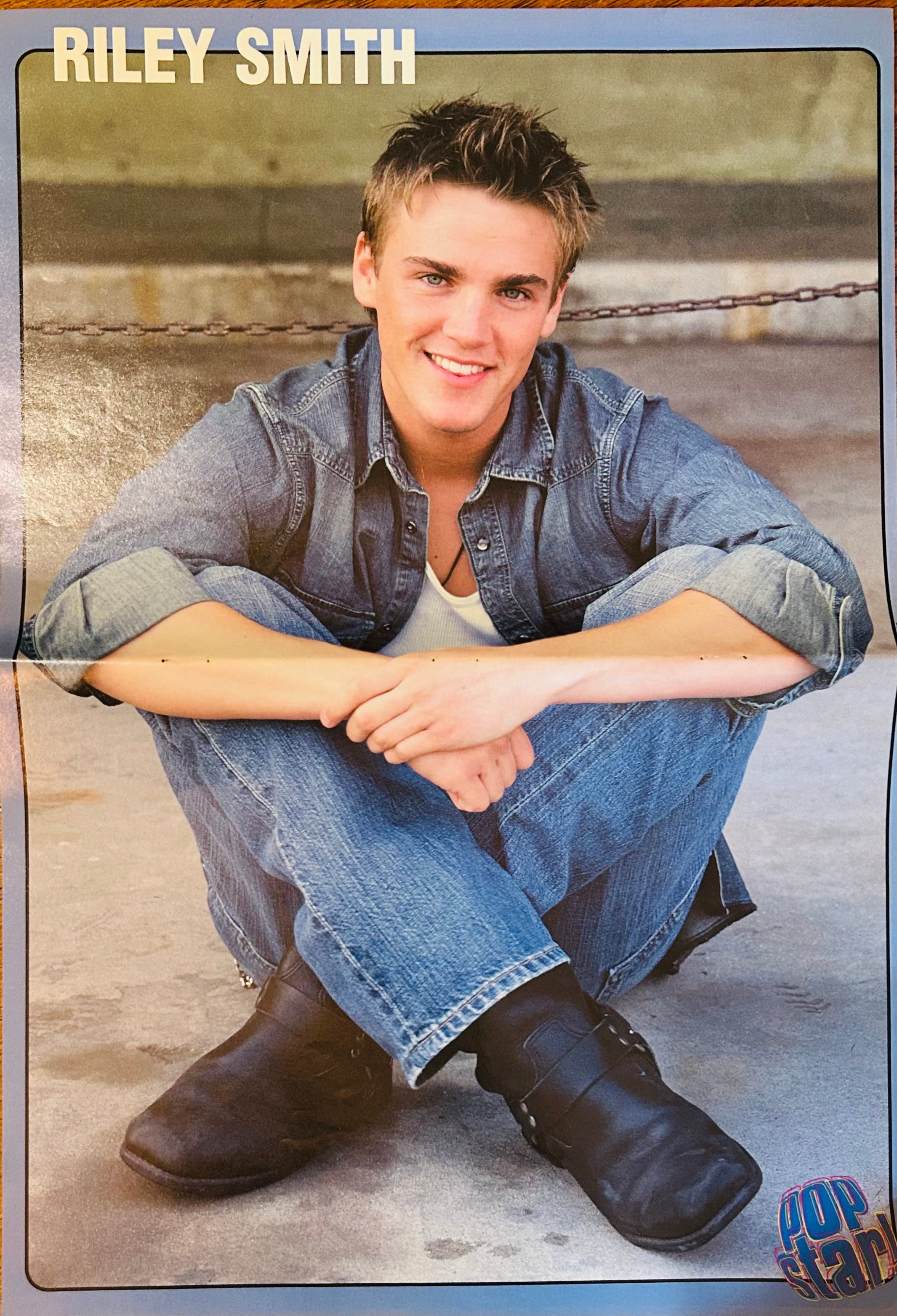 Riley Smith Pop Star! Magazine Poster - back side