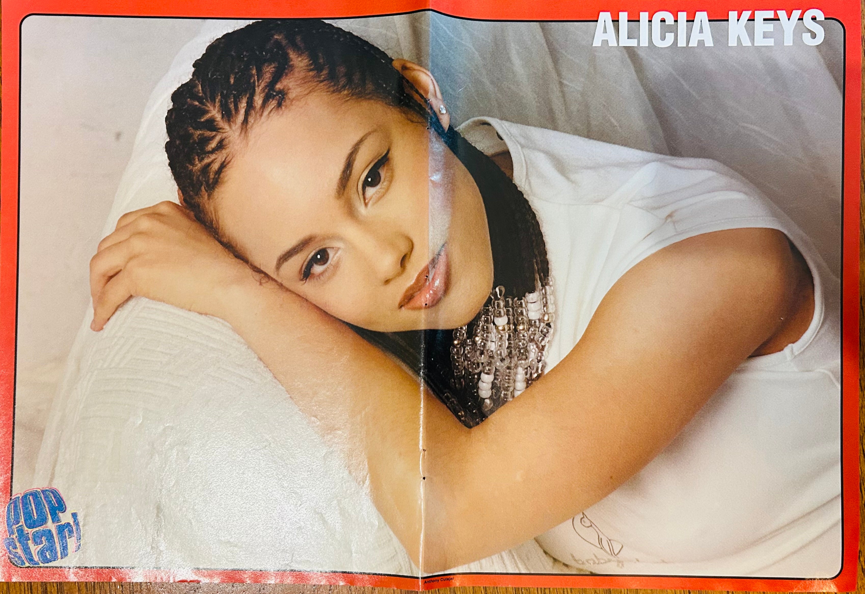 Alicia Keys Pop Star! Magazine Poster - front side