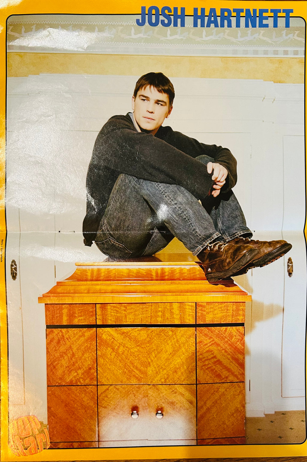Josh Hartnett Pop Star! Magazine Poster - back side