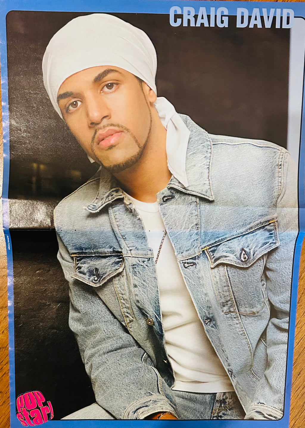Aaron Carter Pop Star! Magazine Poster - front side