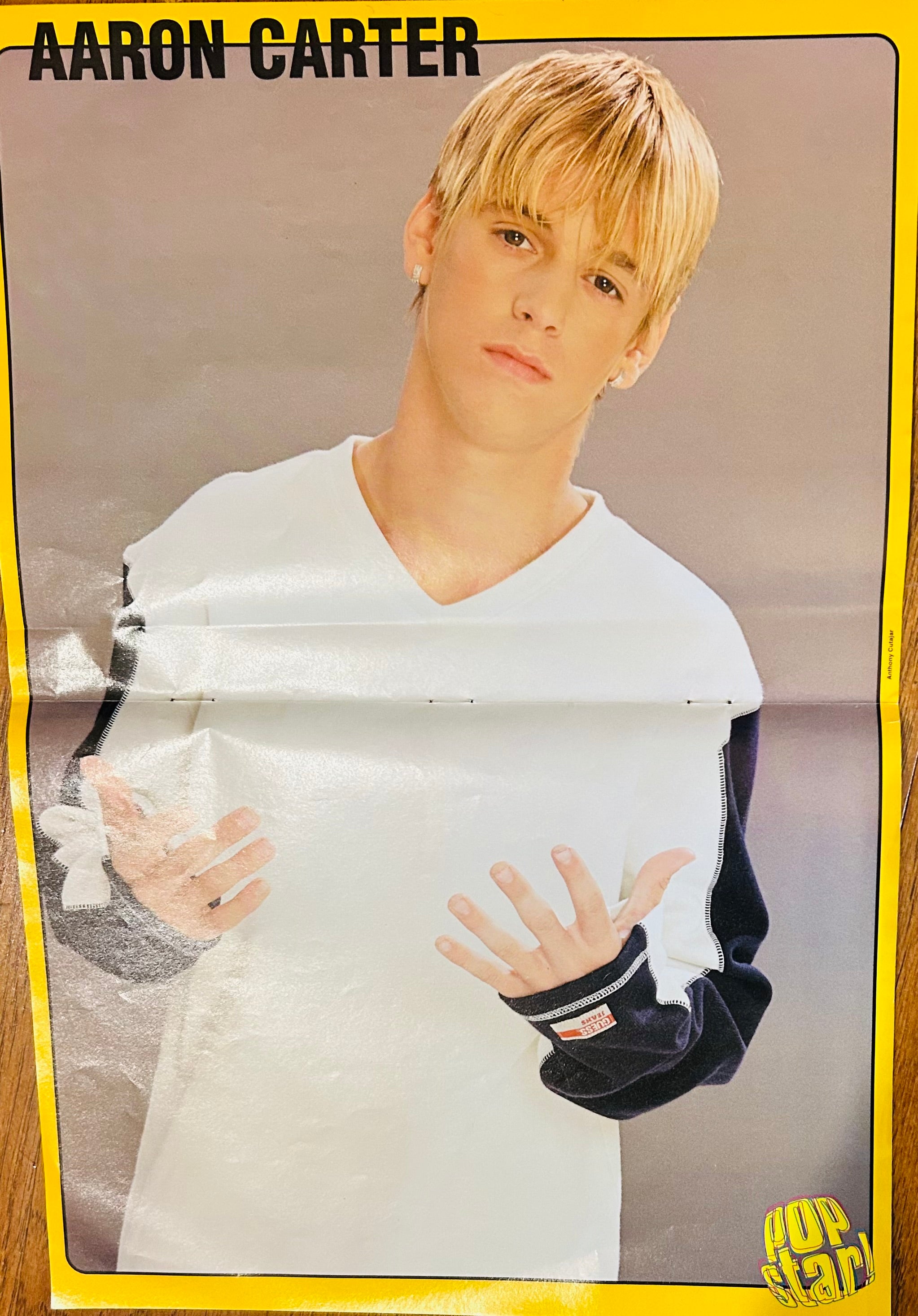 Craig David Pop Star! Magazine Poster - back side