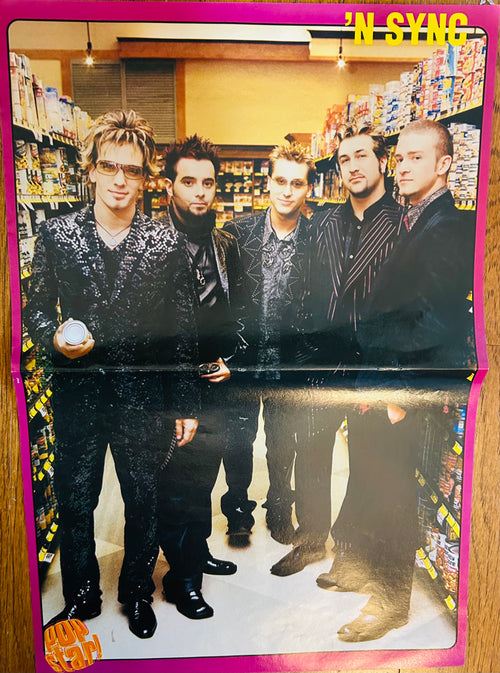 *NSYNC Pop Star! Magazine Poster - front side