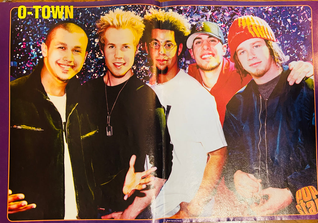 O-Town Pop Star! Magazine Poster - back side