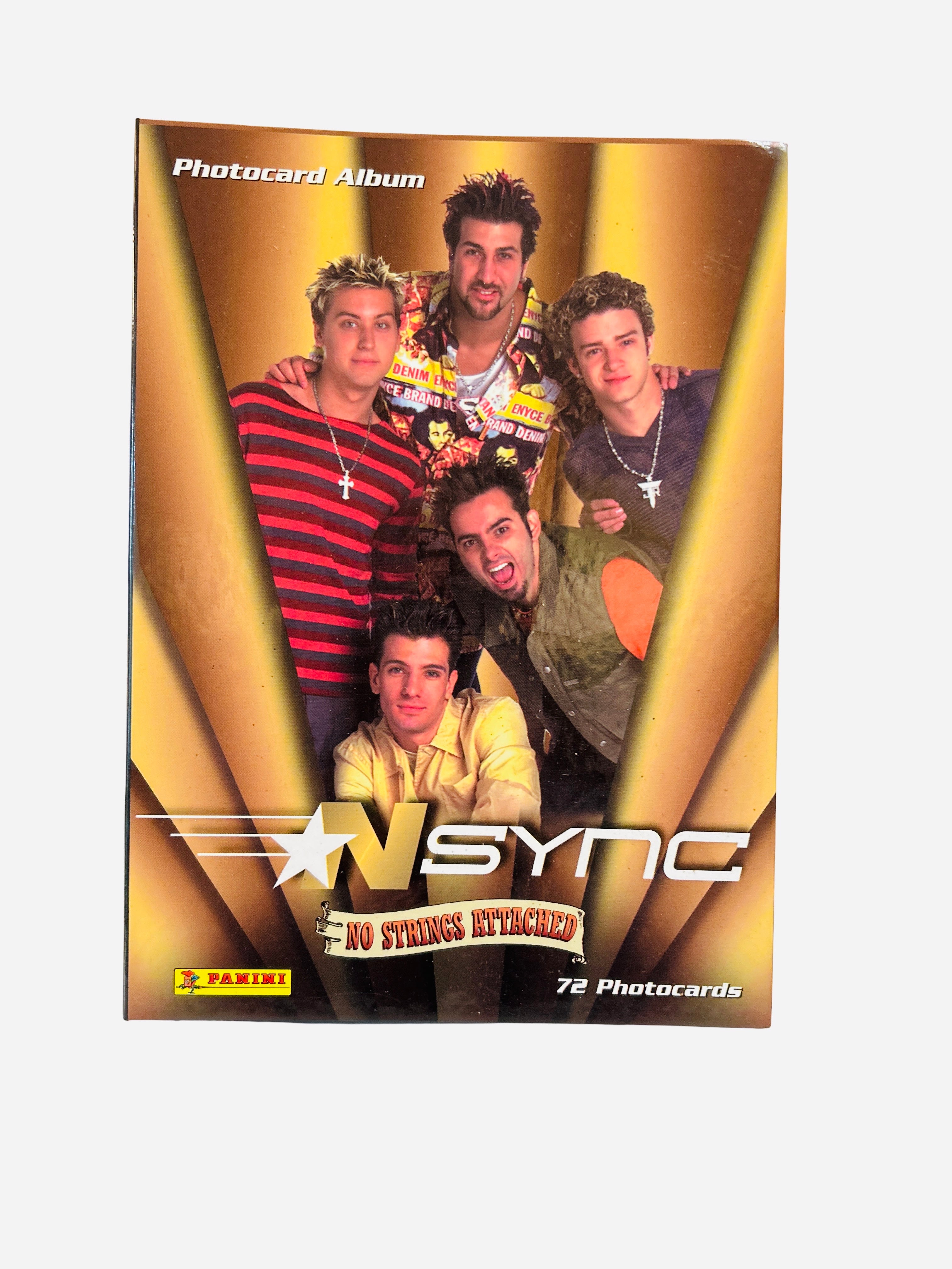 *NSYNC No Strings Attached Panini Photocard Album cover