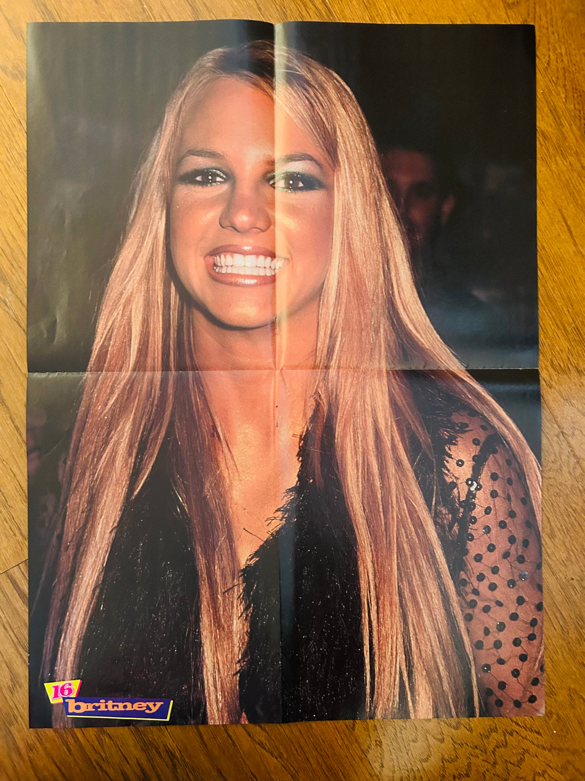 16 magazine double-sided poster featuring Britney Spears