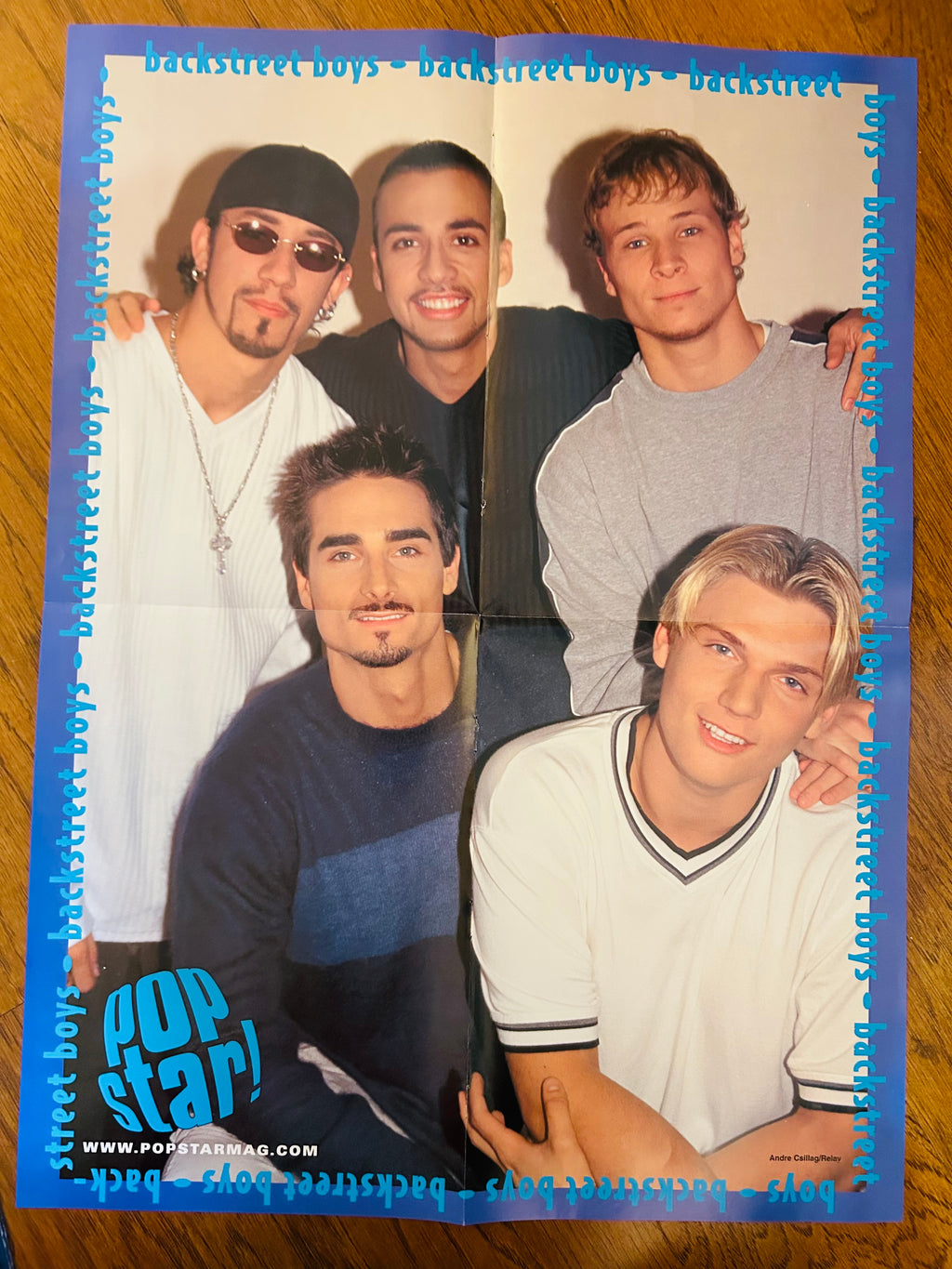 Pop Star magazine double-sided poster featuring Justin Timberlake