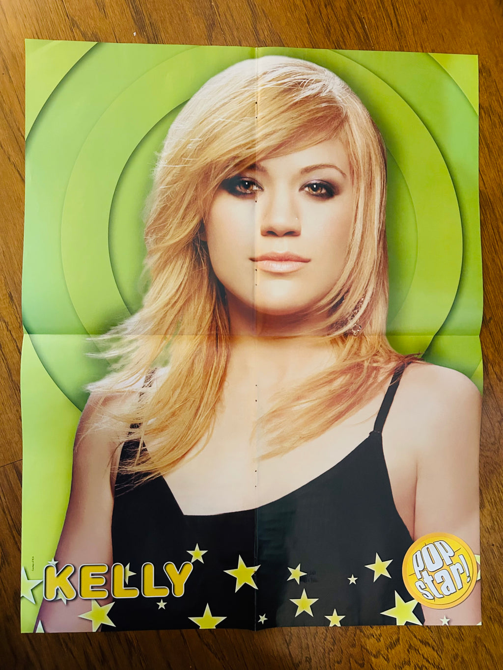Pop Star magazine double-sided poster featuring the Black Eyed Peas
