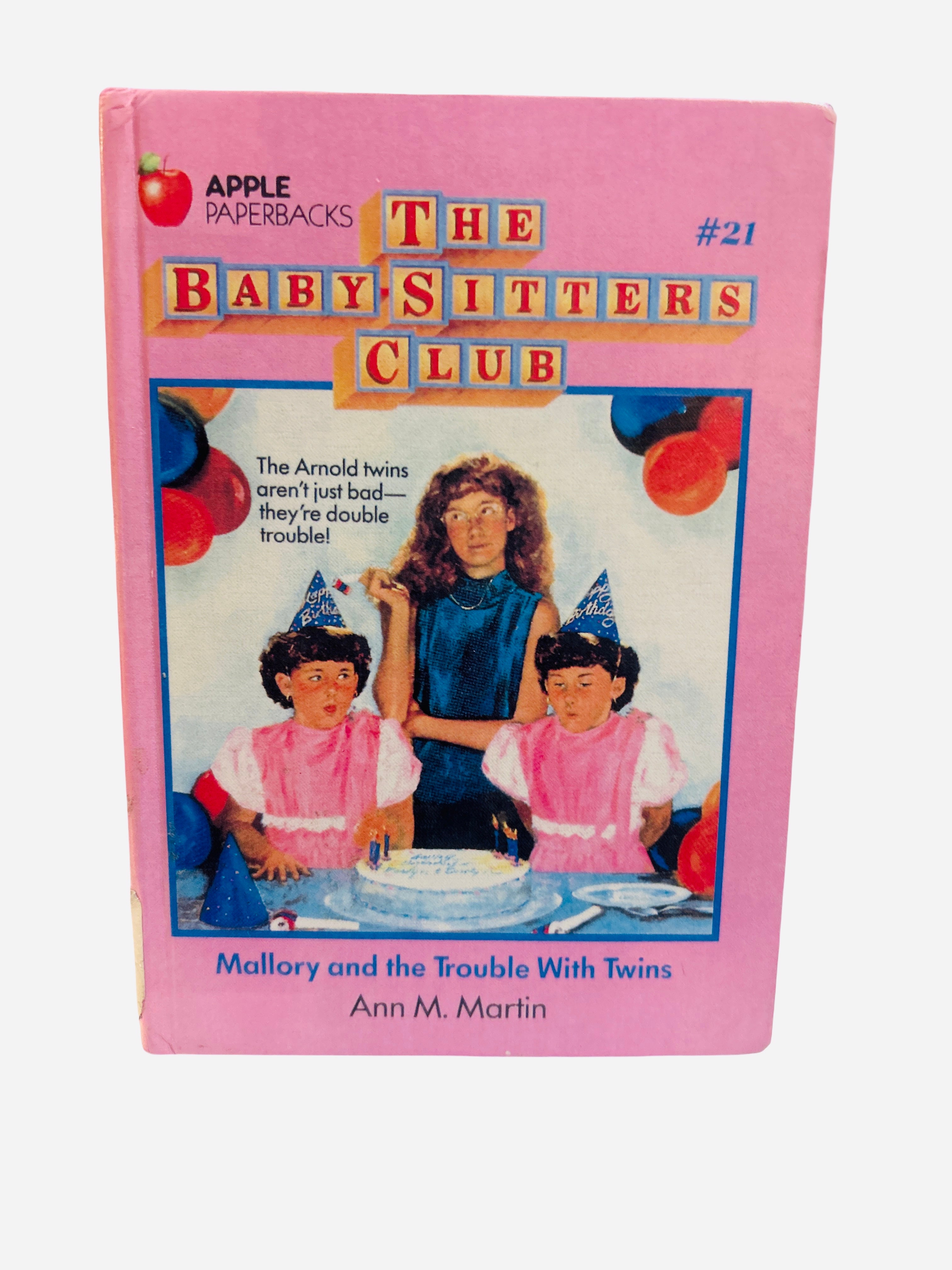 Mallory and the Trouble With Twins Baby-Sitters Club #21 ex-library hardcover