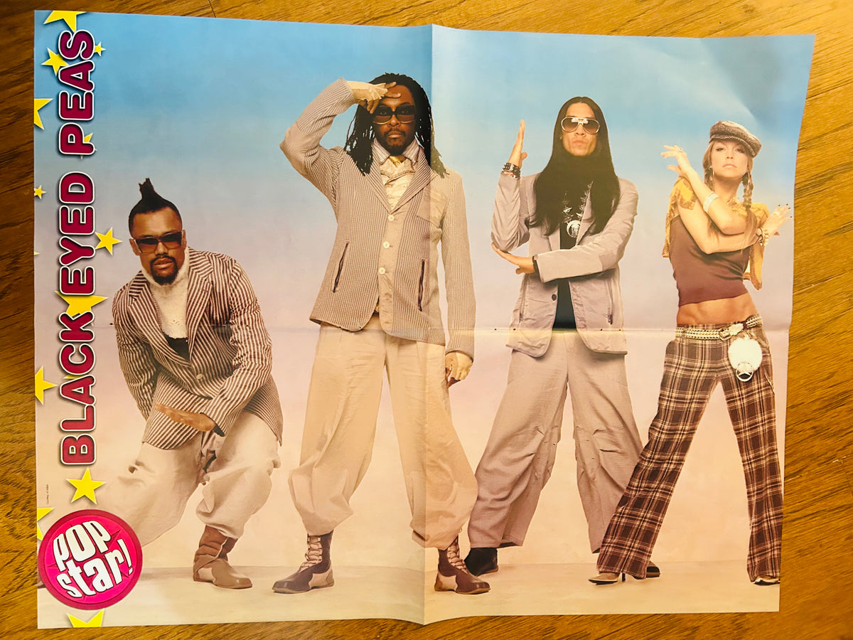 Pop Star magazine double-sided poster featuring Kelly Clarkson