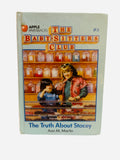The Truth About Stacey Baby-Sitters Club #3 ex-library hardcover