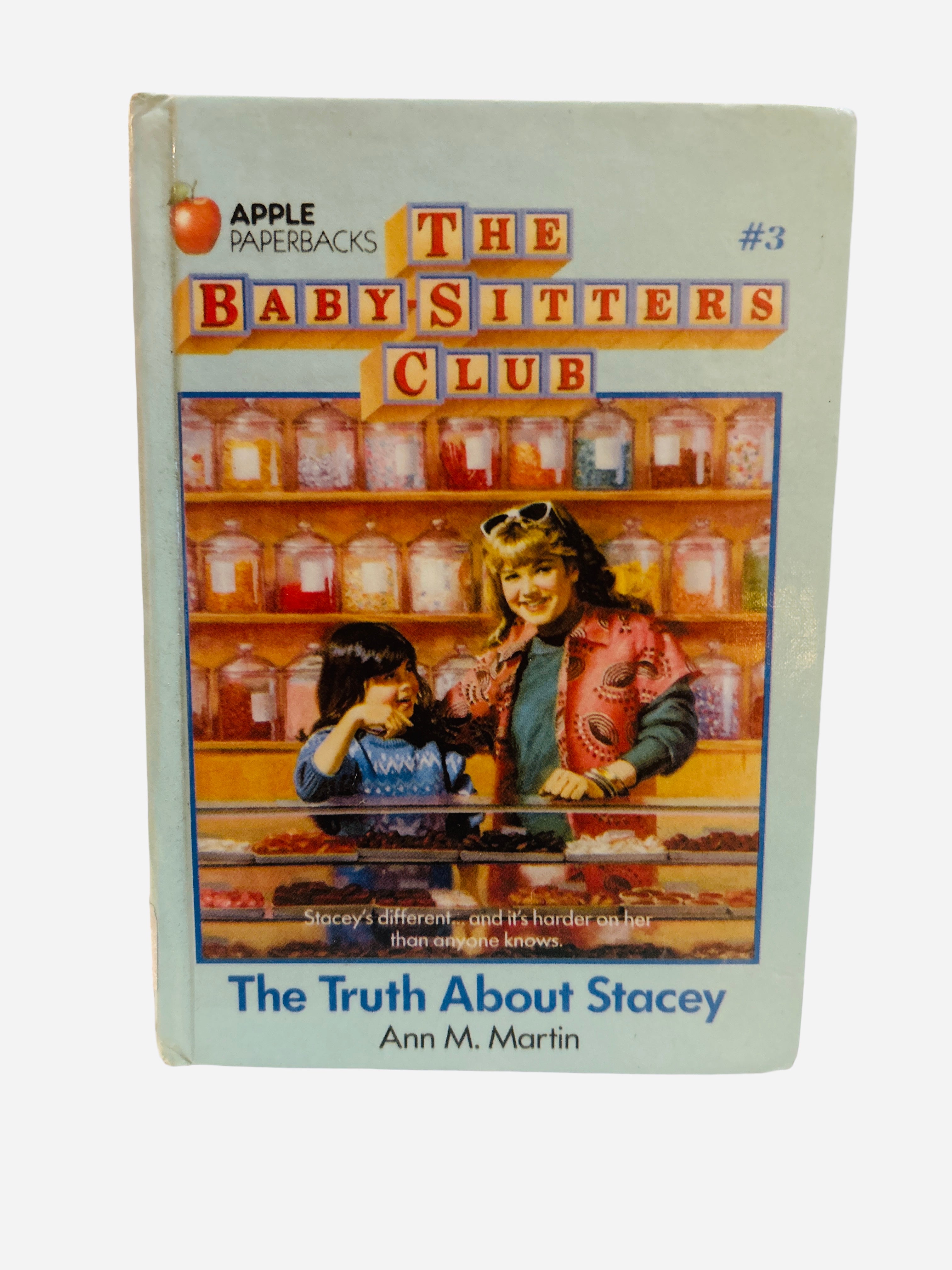 The Truth About Stacey Baby-Sitters Club #3 ex-library hardcover
