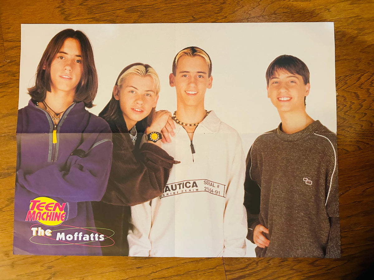 The Moffatts Teen Machine Magazine poster