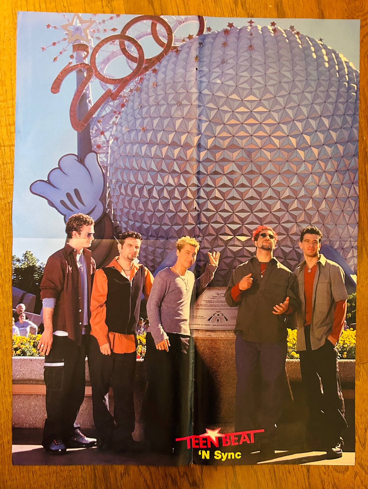 *NSYNC Teen Beat poster 2000 EPCOT