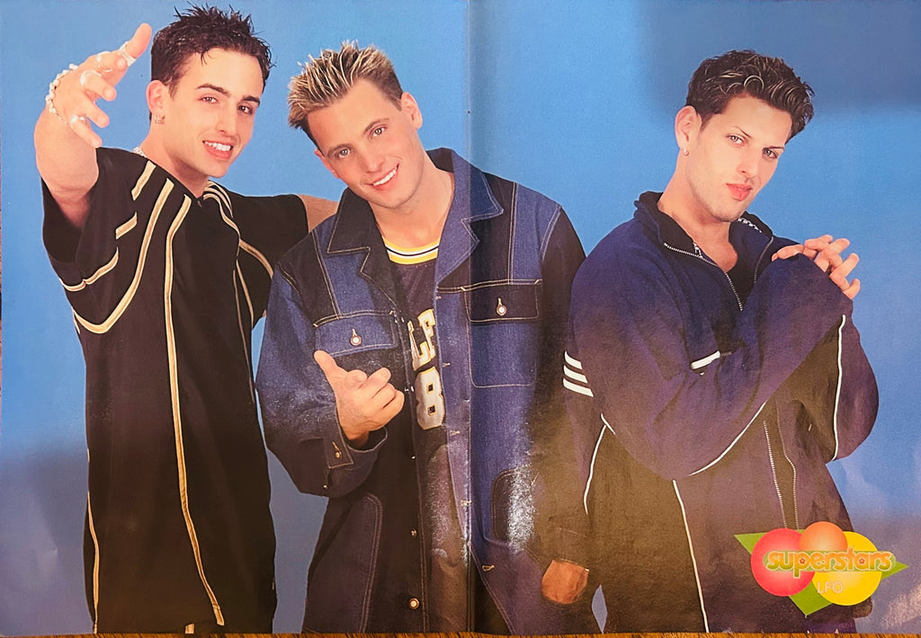LFO Superstars Magazine Poster - back side