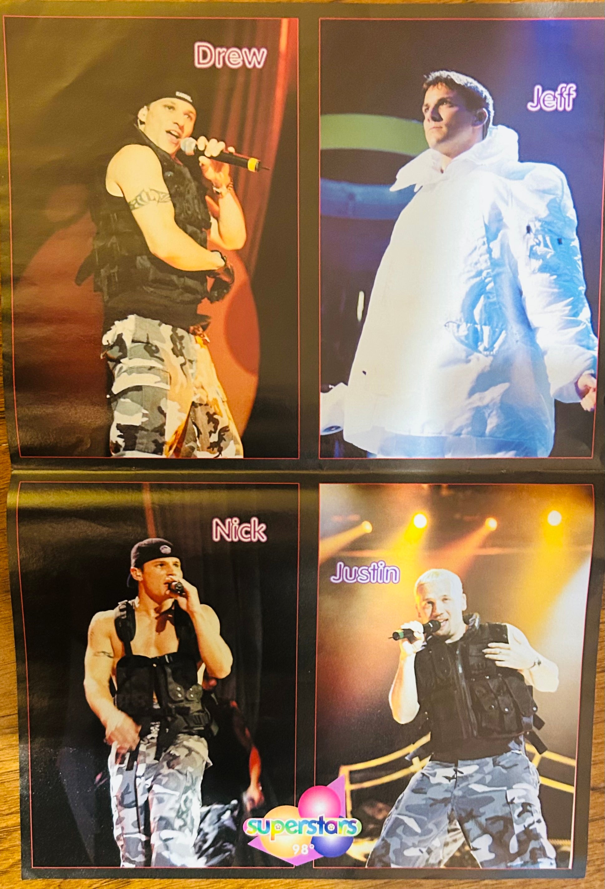O-Town Superstars Magazine Poster - front side